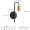 Goeco 2 Pack Vintage Wall Light, Industrial Wall Light, E27 Retro Wall Light 6