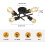 Goeco Vintage Ceiling Light Black 4 Lamps Industrial Ceiling Light E27 Base 6