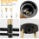 Goeco Ceiling Light Vintage E27 Black Gold Ceiling Light Retro Ceiling light 7