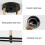 Goeco Ceiling Light Vintage E27 Black Gold Ceiling Light Retro Ceiling light 9