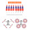(Colored) 4Pair Propellers Low Noise RC Drone Blade Accessories For DJI Mini 3 Drones 8