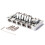 5 String Bass Guitar Replacement Bridge String Spacing 16.5mm Parts Chrome 2