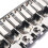5 String Bass Guitar Replacement Bridge String Spacing 16.5mm Parts Chrome 6