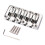 5 String Bass Guitar Replacement Bridge String Spacing 16.5mm Parts Chrome 8