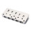 5 String Bass Guitar Replacement Bridge String Spacing 16.5mm Parts Chrome 9