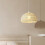 Goeco Hanging Light Rattan Boho Pendant Light, Adjustable Chandelier, E27 8