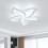 Goeco LED Ceiling Light, 60 W, Creative Flower Design Ceiling Light, 6500K 1