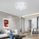 Goeco LED Ceiling Light, 60 W, Creative Flower Design Ceiling Light, 6500K 4