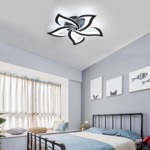 Goeco LED Ceiling Light, 60W, 6500K, Modern Petal Design Ceiling Light, 60cm 2
