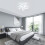Goeco LED Ceiling Light, 60 W, Creative Flower Design Ceiling Light, 6500K 3
