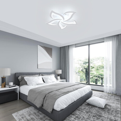 Goeco LED Ceiling Light, 60 W, Creative Flower Design Ceiling Light, 6500K 2