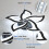 Goeco LED Ceiling Light, 60W, 6500K, Modern Petal Design Ceiling Light, 60cm 6