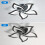 Goeco LED Ceiling Light, 60W, 6500K, Modern Petal Design Ceiling Light, 60cm 8