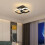 Goeco LED Ceiling Light 22W 3000K Modern Square Ceiling Light for Corridor 2