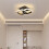 Goeco LED Ceiling Light 22W 3000K Modern Square Ceiling Light for Corridor 4