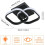 Goeco LED Ceiling Light 22W 3000K Modern Square Ceiling Light for Corridor 5