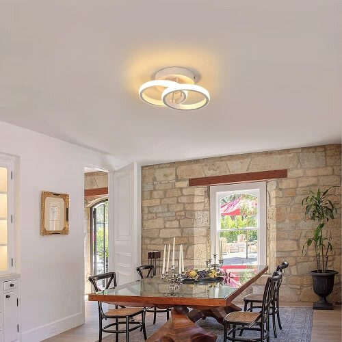 Goeco LED Ceiling Light, 22W, Modern Round Design Ceiling Light, 3000 K 1