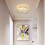 Goeco LED Ceiling Light, 22W, Modern Round Design Ceiling Light, 3000 K 3