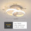 Goeco LED Ceiling Light, 22W, Modern Round Design Ceiling Light, 3000 K 6