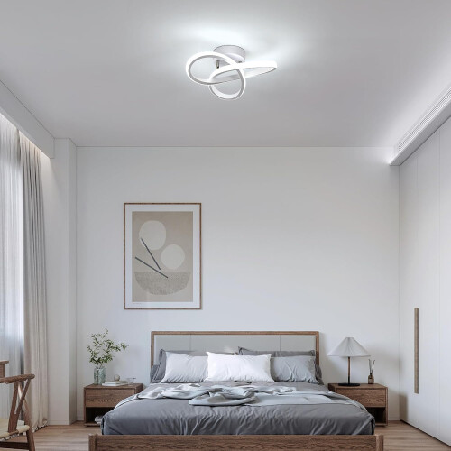 Goeco LED Ceiling Light, 22W, Modern Ceiling Light, 3000K/4500K/6500K, White 1