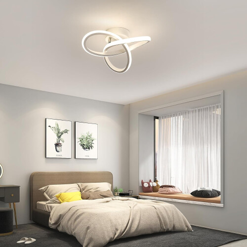 Goeco Modern LED Ceiling Light Creative Flower Shape Ceiling Light 4500K 2