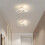 Goeco Modern LED Ceiling Light Creative Flower Shape Ceiling Light 4500K 5
