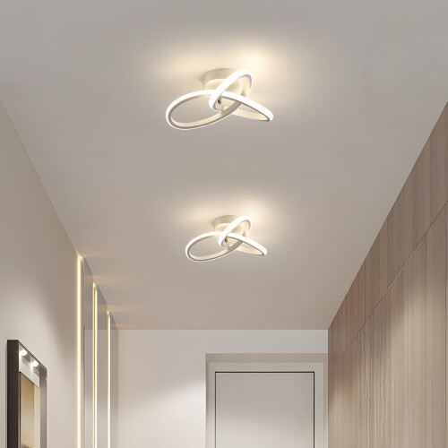 Goeco LED Ceiling Light, 22W, Modern Ceiling Light, 3000K/4500K/6500K, White 2