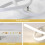 Goeco Modern LED Ceiling Light Creative Flower Shape Ceiling Light 4500K 8