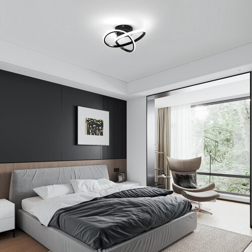 Goeco LED Ceiling Light, 30W, Modern Ceiling Light, Aluminium, 6500K, 30cm 1
