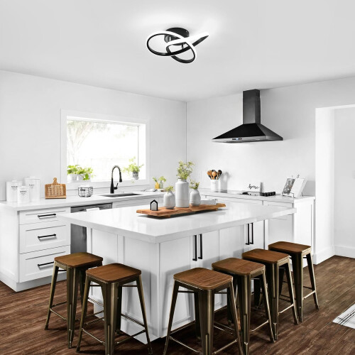 Goeco LED Ceiling Light, 30W, Modern Ceiling Light, Aluminium, 6500K, 30cm 2