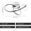 Goeco LED Ceiling Light, Dimmable, Bedroom Ceiling Light, 36W, Modern Silver 5