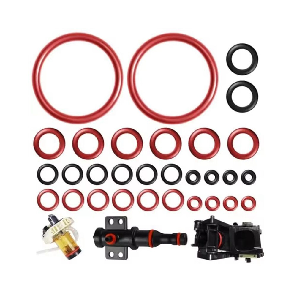 40Pcs Sealing O-Ring Maintenance Kit Coffee O-Rings For Support Valve Steam Valve Outlet Valve Compatible For Saeco 4712693166920