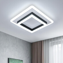 Goeco Modern LED Ceiling Light 30W Square Acrylic Ceiling Light 6500K 30cm