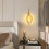 Goeco 2 Pack Vintage Wall Light, Retro Iron Wall Spotlight, E27, Gold 2