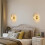 Goeco 2 Pack Vintage Wall Light, Retro Iron Wall Spotlight, E27, Gold 6