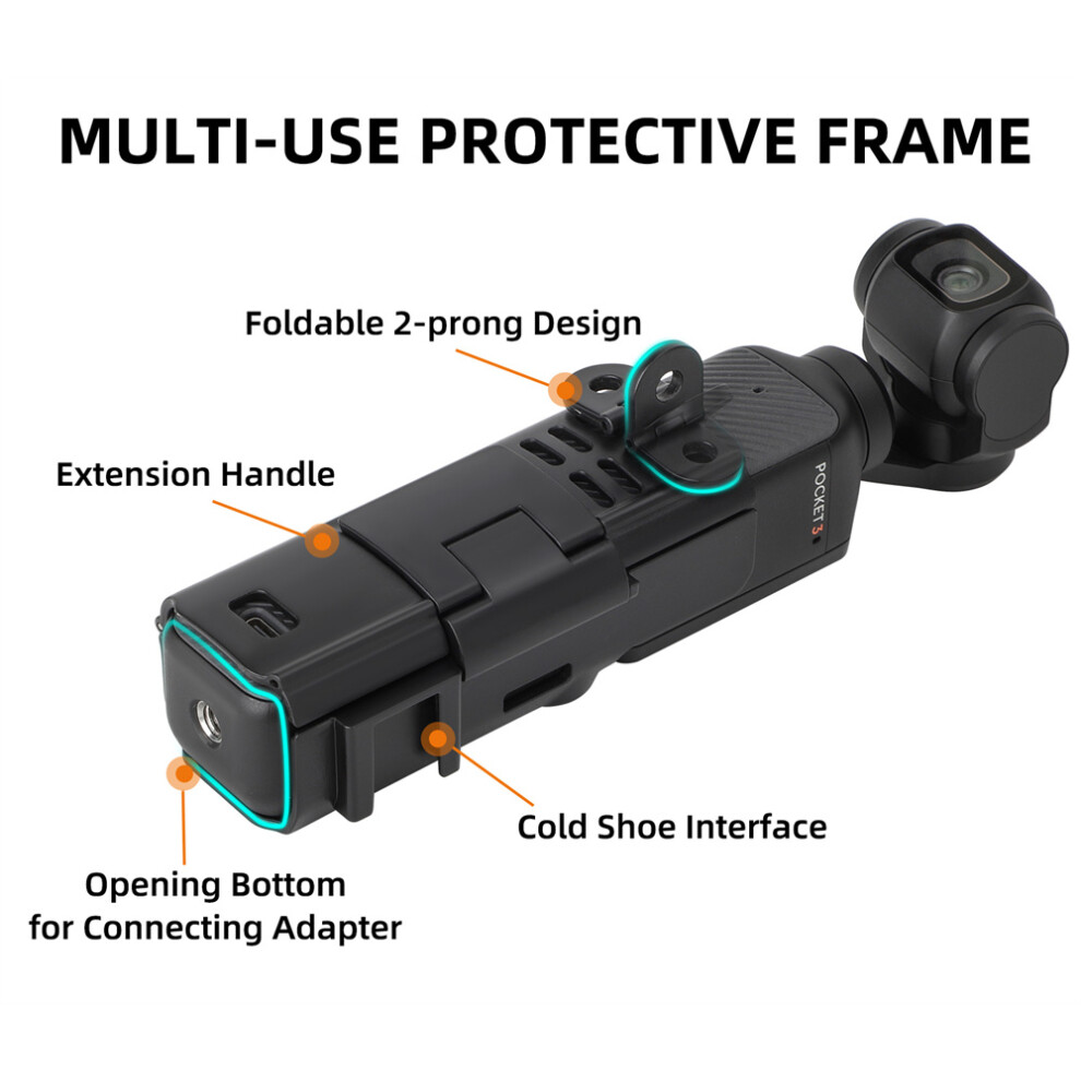 Expansion Adapter Frame Protective Case Brackets For Dji Osmo Pocket 3 Camera 123643847679