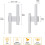 Goeco Wall Light LED Modern, 32 W, Creative Long Parallel Wall Lamp, 3000 K 6