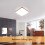 Goeco LED Ceiling Light Flat, 36W IP44 4000K, Modern Ceiling Lighting Square 3