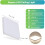 Goeco LED Ceiling Light Flat, 36W IP44 4000K, Modern Ceiling Lighting Square 4