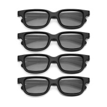 Stück polarisierte passive 3D-Brillen für 3D-Fernseher, echte 3D-Kinos, 3D-Spiele und TV-Rahmen