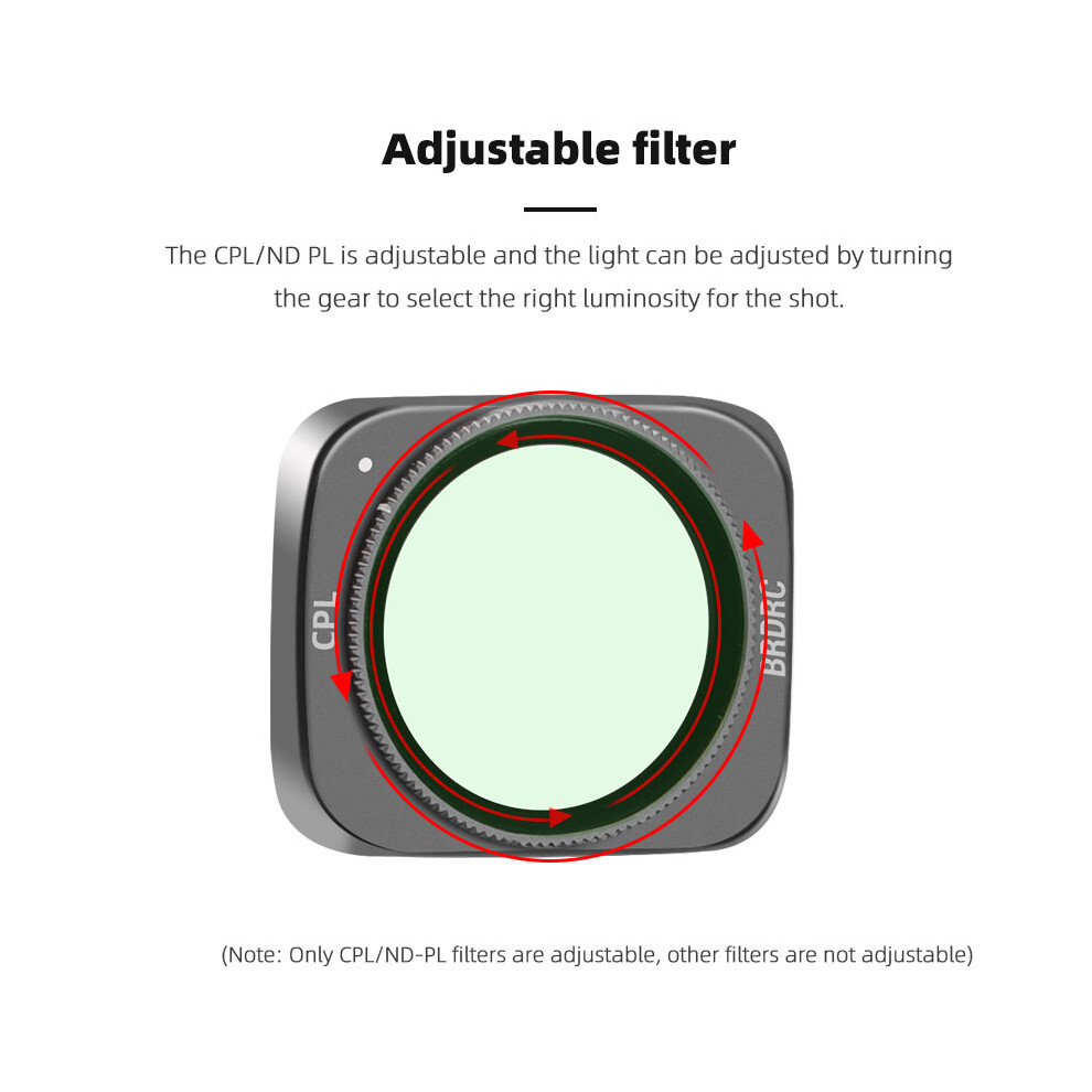 (Nd32pl) Drone Lens Filter Nd8/16/32/64Pl Uv Cpl Filters Kit For Dji Air 2S Drone 320997444862