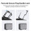 (B) Camera Aluminium Quick Release Protective Frame Lens Cap for Insta360 Ace Pro1/2 3
