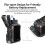 (B) Camera Aluminium Quick Release Protective Frame Lens Cap for Insta360 Ace Pro1/2 8