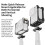(B) Camera Aluminium Quick Release Protective Frame Lens Cap for Insta360 Ace Pro1/2 9