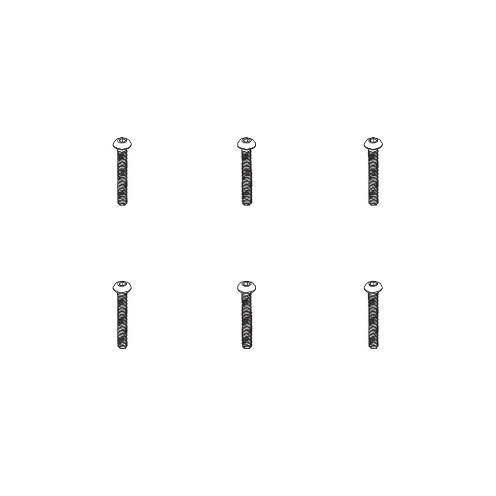 Pd Racing B Head Hex Screw Hm4x30 6Pcs 602-078 5056019028103
