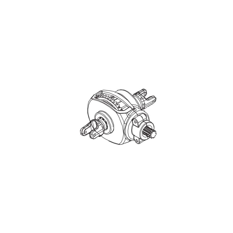 Pd Racing Differential Gear Box Assembly 1:10 860T-001 5056019028264