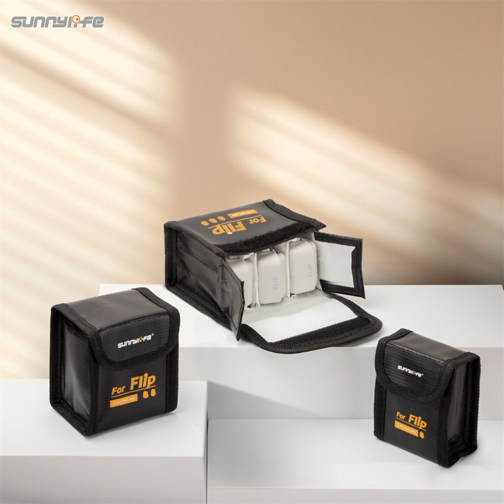 (For 1Pc Battery) For Dji Flip Drone Battery Safe Bag Li-Po Safe Bag Protective Explosion-Proof 123643860524