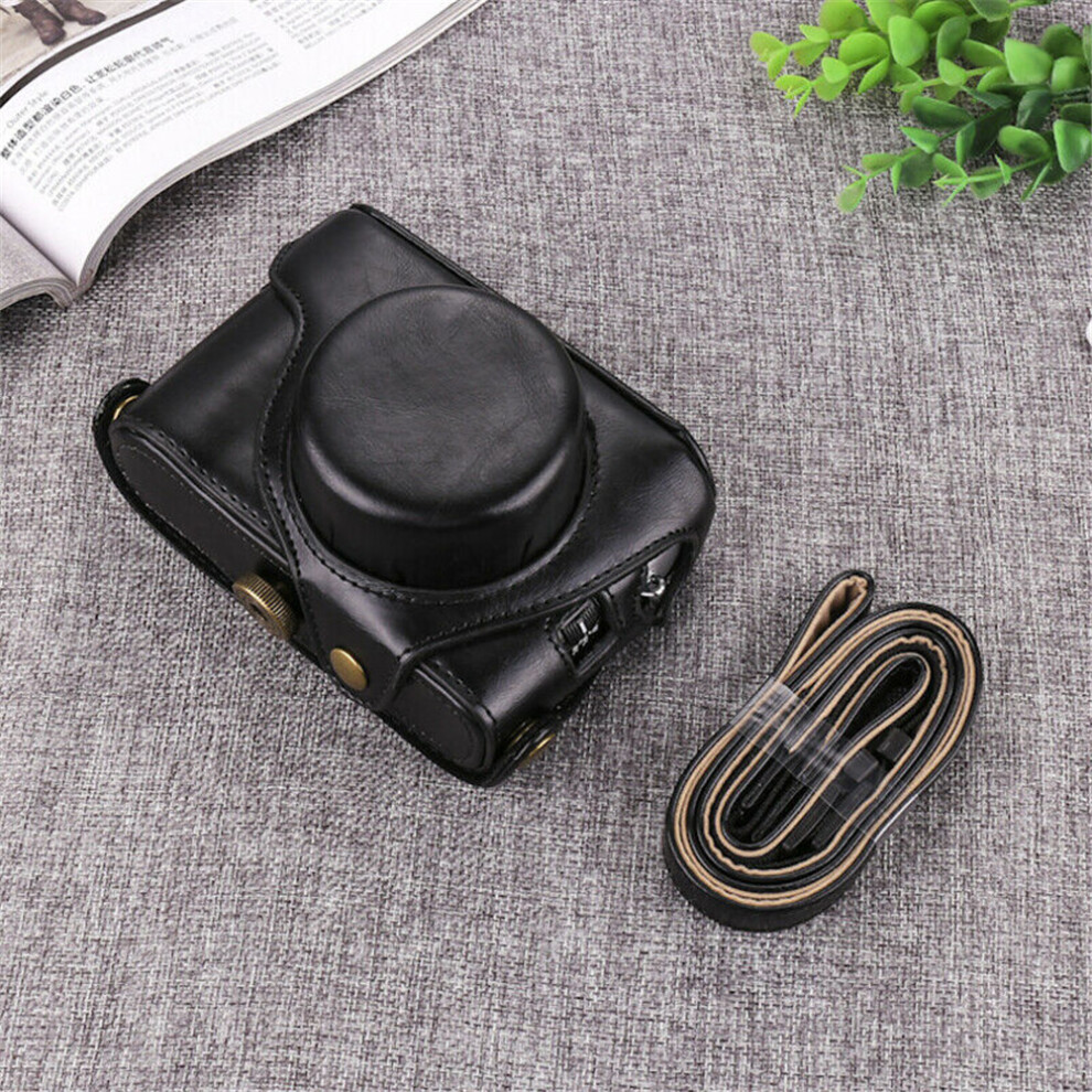 (Black) Pu Leather Camera Case Bag Cover For Fujifilm X100 Fuji X100f X100 X100s X100t Black 320997437550