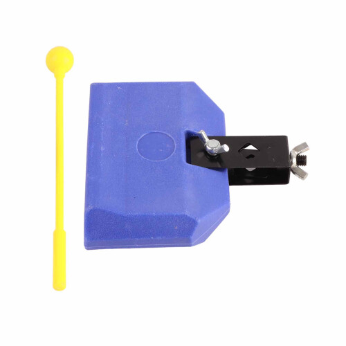 Blue Plastic Drum Percussion Block