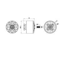 1PCS A3115 3115 900KV Brushless Motor for FPV RC DIY Accessories